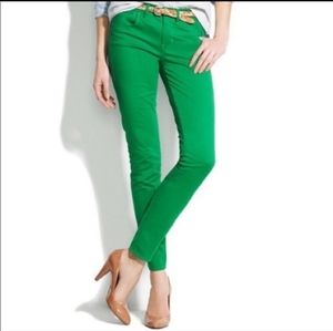Madewell Skinny Ankle Pants - Green